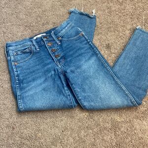 Madewell Blue Skinny Jeans
